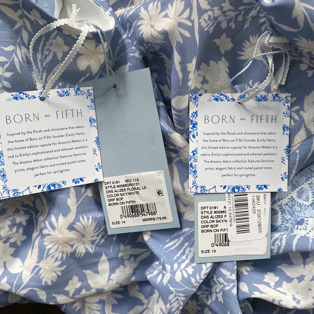 Antonio Melani
x Born on Fifth Alizee Long Sleeve Floral Print Midi Dress - Picture 15 of 15